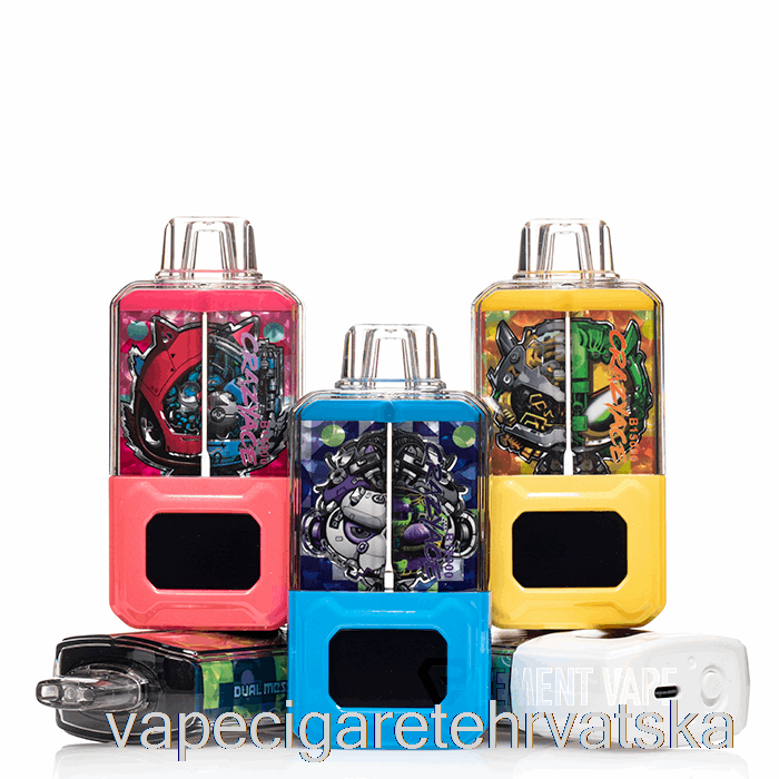 Vape Cigarete Crazyace B15000 Jednokratni Led Od Jagoda